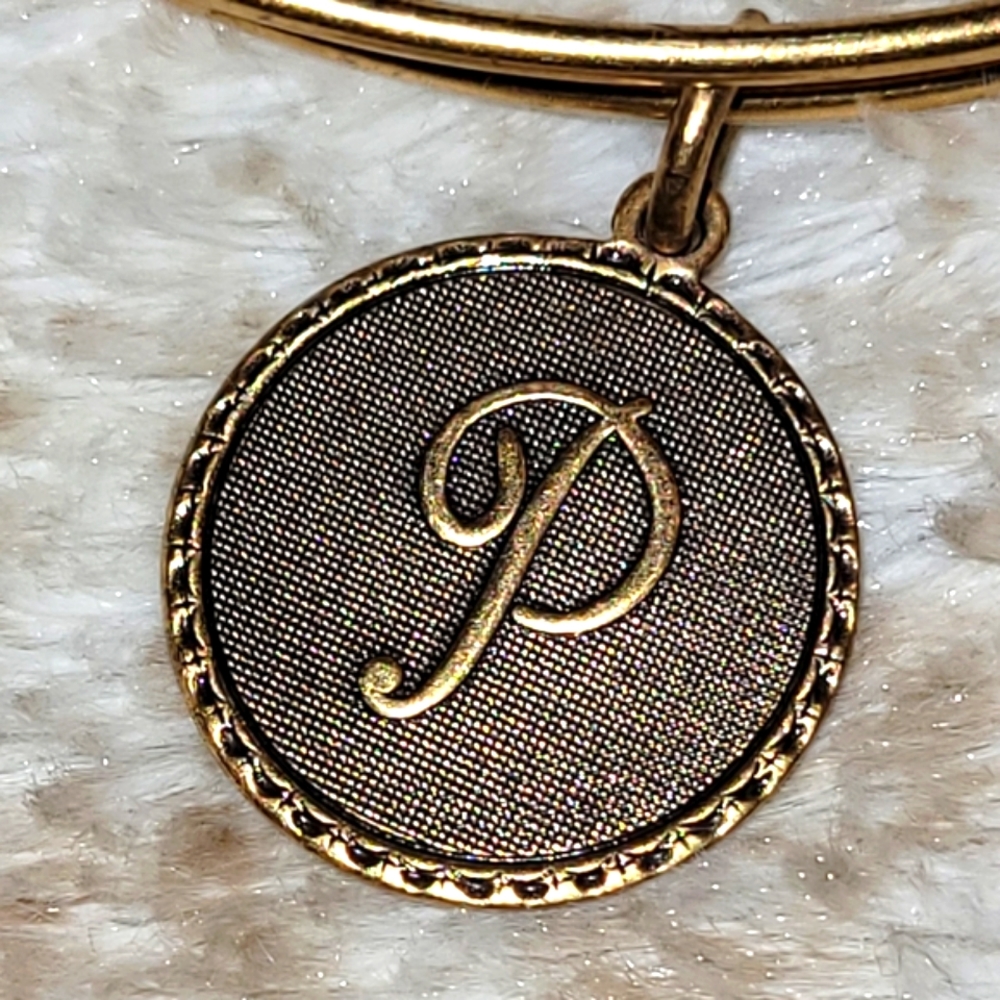 Alex and Ani "P" Charm Bangle!!